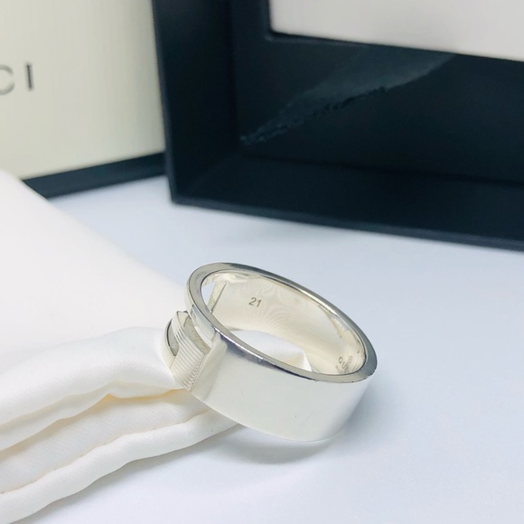 SOLD GUCCI G Ring Unisex with PACKAGING - Picture 4 of 13